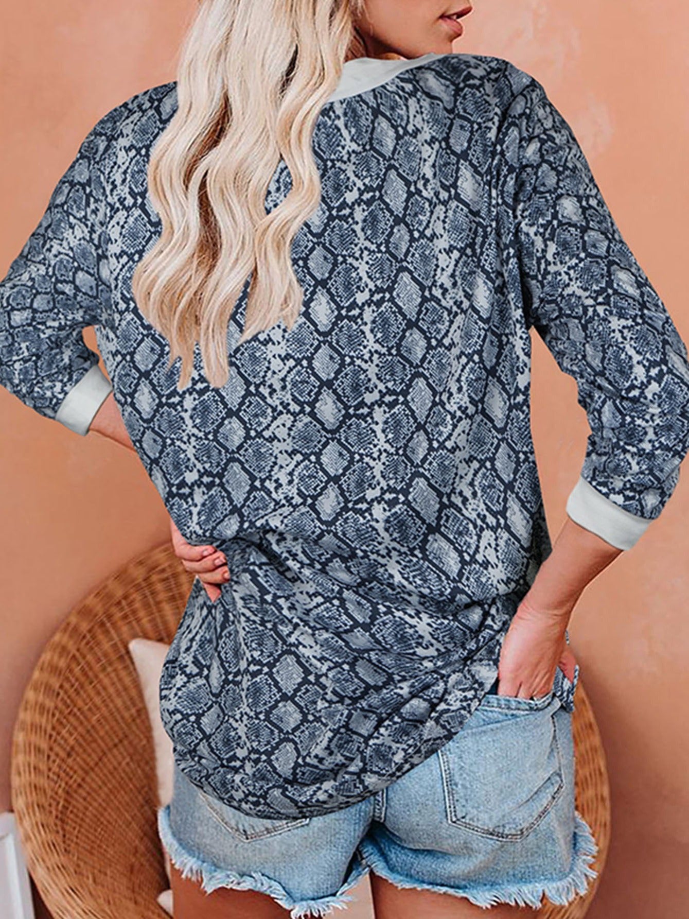 Women's Long Sleeve O Neck T shirt Pullover