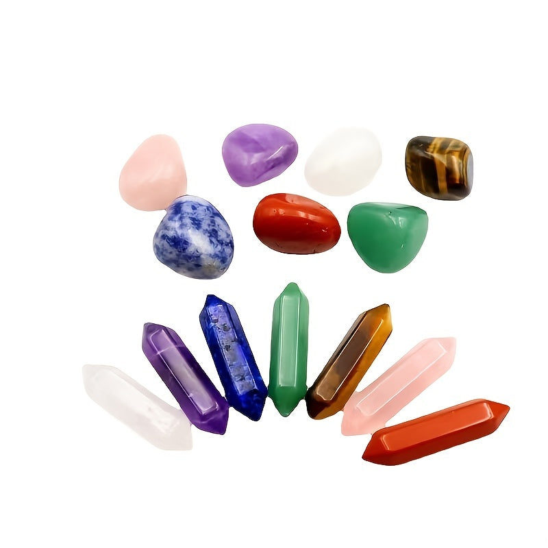Healing Crystals Wands & Tower Chakra Stones Set