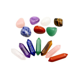 Healing Crystals Wands & Tower Chakra Stones Set