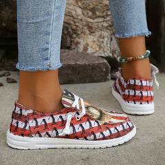 Women's Baseball Canvas Low Top Platform Shoes