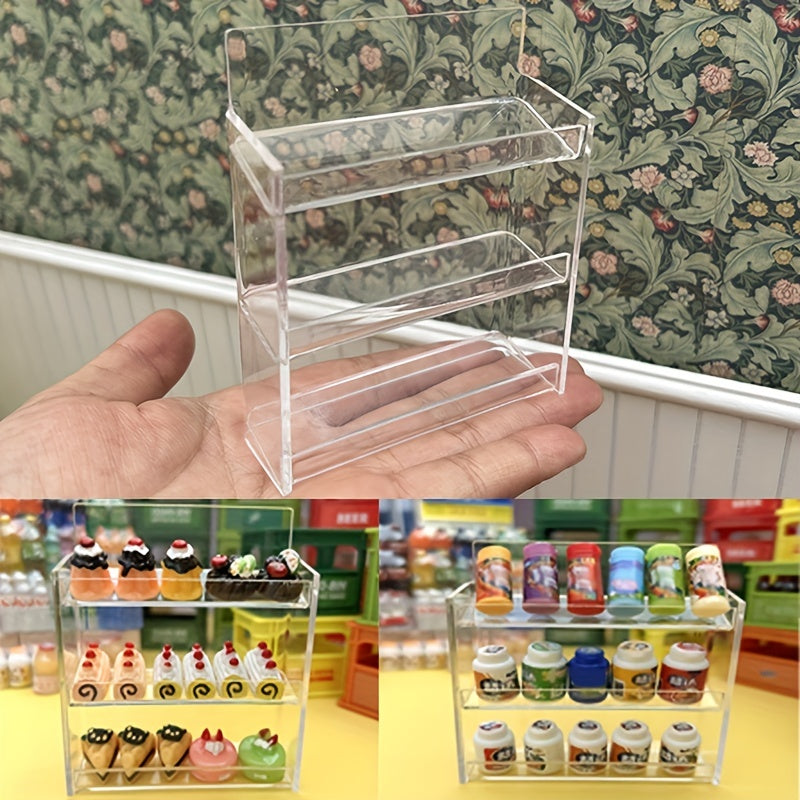 1:12 Scale Dollhouse Layer Rack Shelves for Kitchen or Bathroom