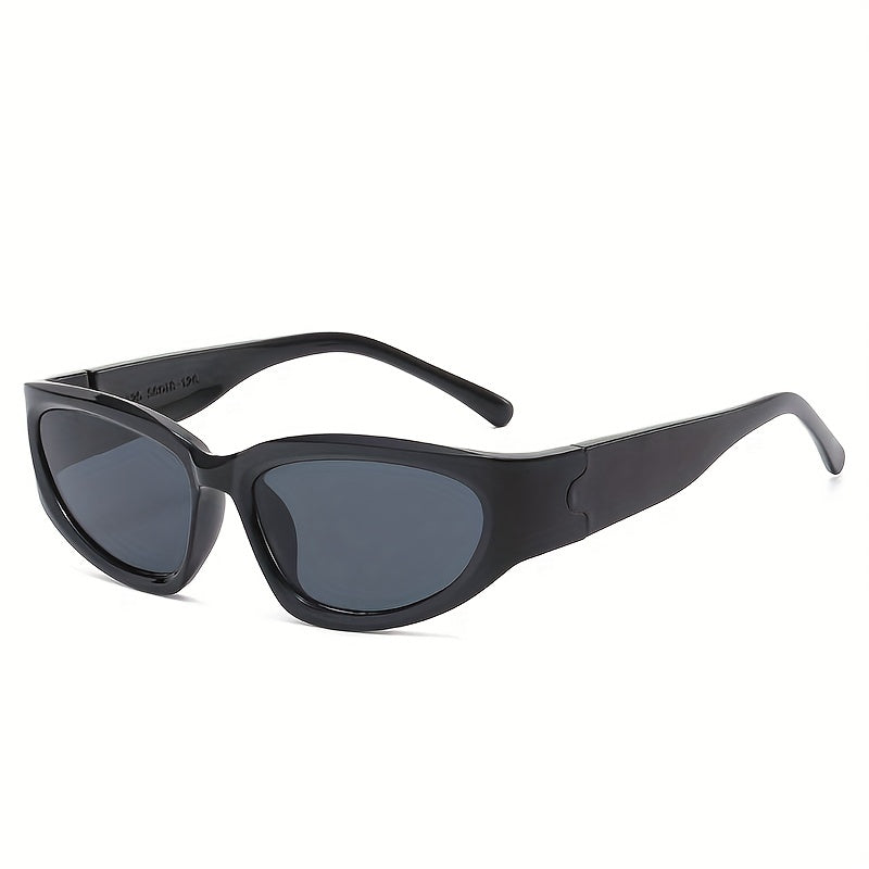 Y2K Wrap Around Sunglasses Futuristic Aviator Outdoor Eyewear UV400