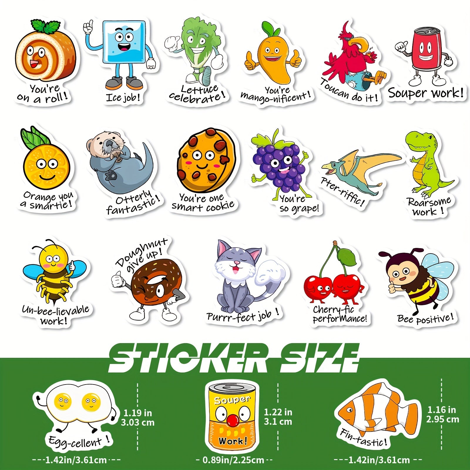 100pcs Punny Teacher Stickers For Students - Funny Classroom Reward Stickers