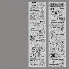 Roll Starry Universe Series PVC Diary Notebook Sticker