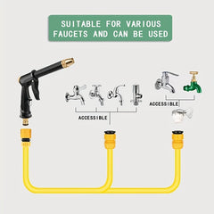Adjustable Water Pipe Set for Home Garden Watering and Car Washing