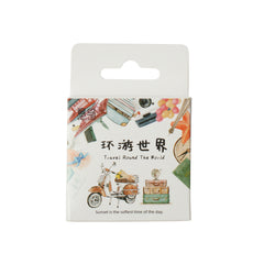 46pcs Around The World Sticker Travel Theme DIY Decoration