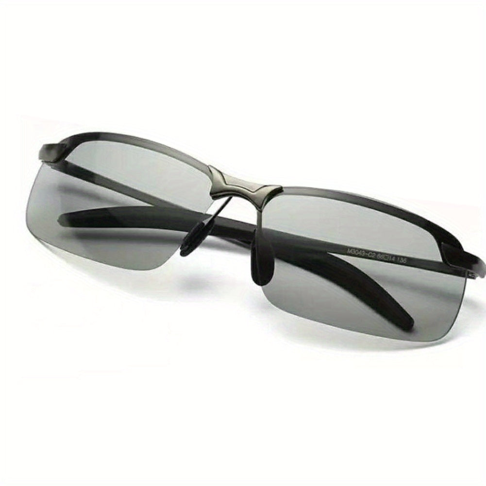 Men's Polarized Driving Sunglasses Dual use PC Glasses
