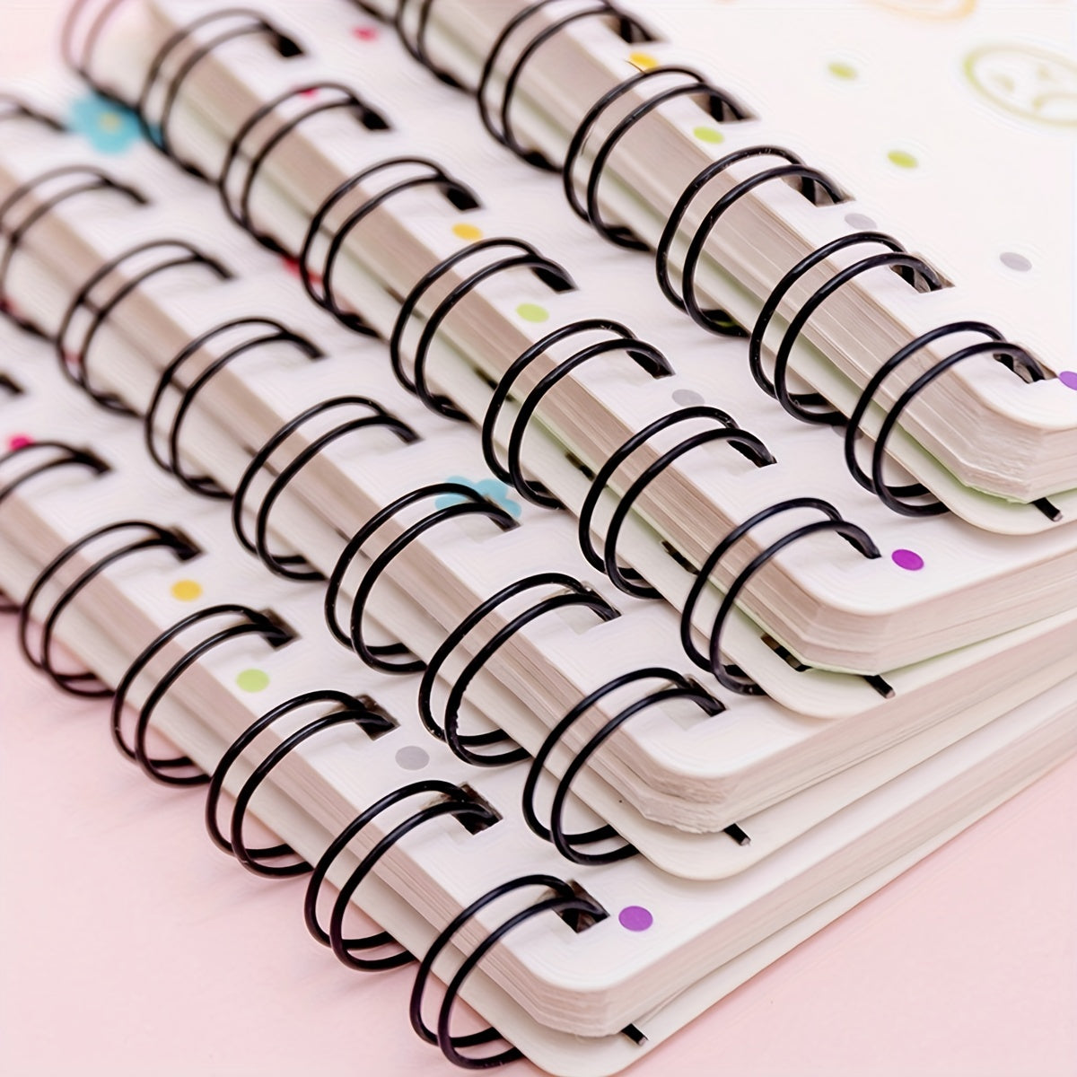Small Flower Bear Love Happy Face Notebook Journal Book Notepad