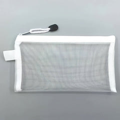 1pc Transparent Mesh Pen Bag Large Capacity Pencil Bag