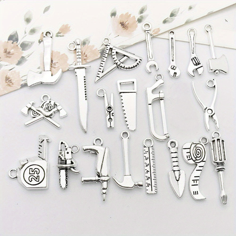 20pcs Tibetan Silver Metal Charms Pendants for Jewelry Making