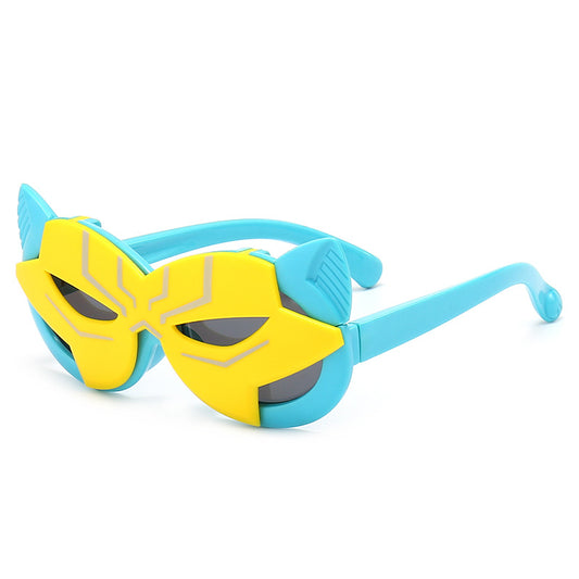 Cartoon Flip Polarized Sunglasses UV Protection Soft Silicone Party Accessory