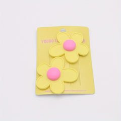 2Packs Flower Hair Clip Barrette Retro Floral Hair Clips Girls Women Kids
