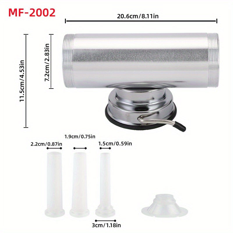 3LB Aluminum Meat Sausage Stuffer Kit Homemade Salami Machine