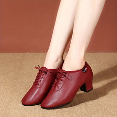 Women's Latin Ballroom Dance Shoes Non-slip Comfortable Performance Shoes