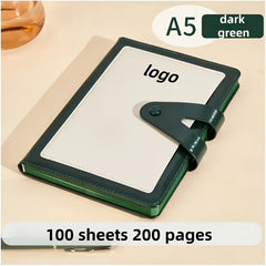 Customizable Notebook A5 Size Laser Engraved Text Name Sketchbook Work Notepad