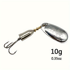 Artificial Sequin Fishing Lures Metal Spinner Spoon Bait Fishing Tackle 5g-19g