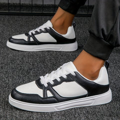 Solid Flat Sports Sneakers Slip-resistant Outdoor Skateboarding Shoes