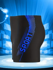 Quick Drying Drawstring Men's Swim Trunks - Summer Beach Pool Shorts