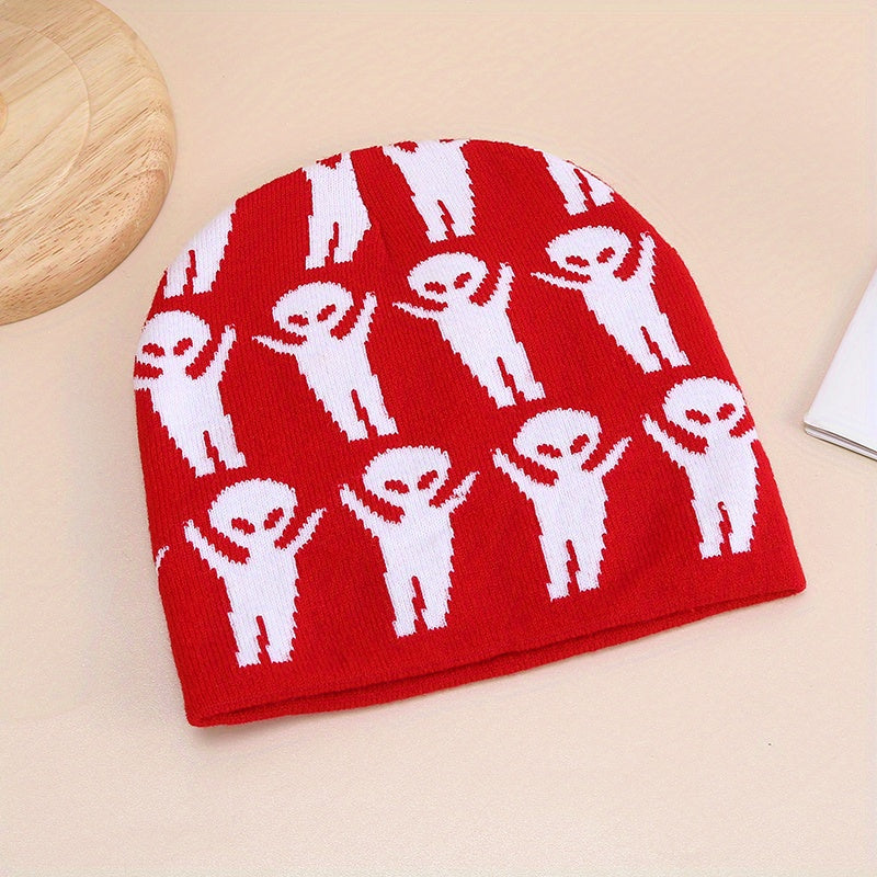 Fashionable Ear Protection Sport Knit Beanie Hat Winter Warm Ski Cold Hat