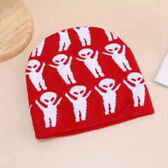 Fashionable Ear Protection Sport Knit Beanie Hat Winter Warm Ski Cold Hat