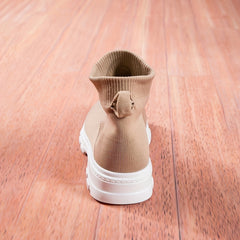 Boys High Top Sock Shoes Soft Sole Breathable Sneakers