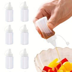8pcs Squeeze Bottle for Sauces BBQ Portable Seasoning Kitchen Hou
