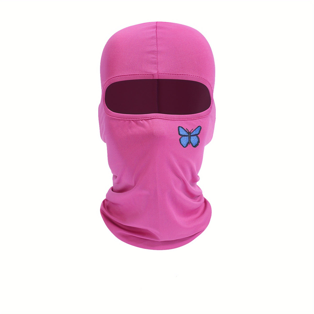 Butterfly Print Cycling Pullover Hat Ice Silk Breathable Sunscreen Mask