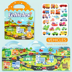 Jelly Sticker Book DIY Cartoon Stickers Vibrant Color