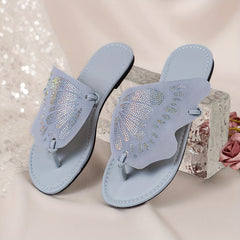 Girls Butterfly Flip Flops Lightweight Slippers for Beach Vacation