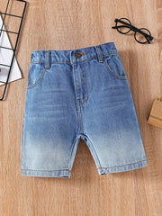 Toddler Girls Denim Shorts with Pockets
