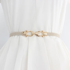 Vintage Elastic Stretchy Thin Belt Waist Cinch Belt