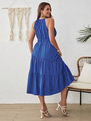  Halter Neck Maxi Cami Dress