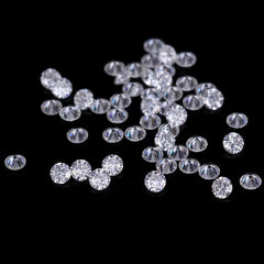 Round Cut Moissanite Stone Rhinestone Accessory