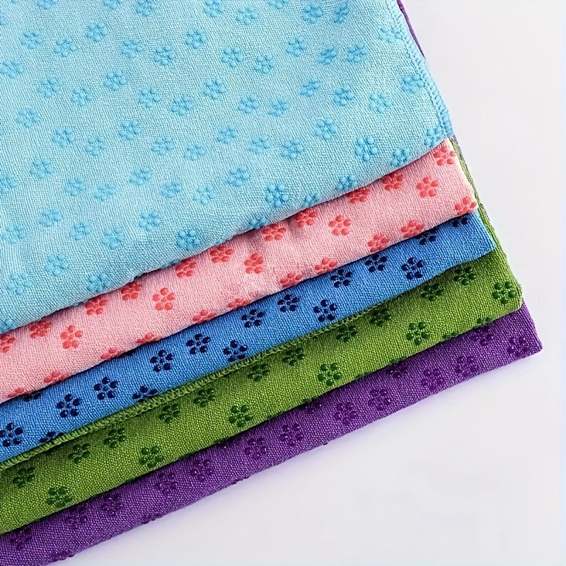 Non Slip Yoga Mat Towel Absorbent Microfiber Blanket with Storage Bag