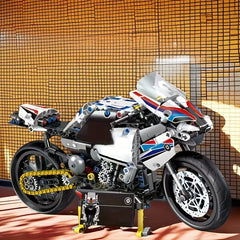 2000pcs Racing Motorcycle Building Blocks for Adult Collectors