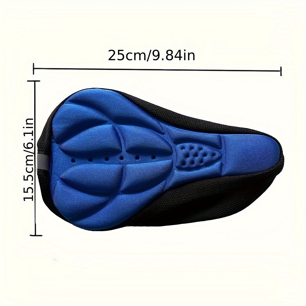 3D Soft Cycling Bike Seat Cover - Comfortable Cushion Saddle