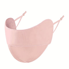 4pc Reusable Sunshade Face Mask Gradient UV Protection Washable Ice Silk