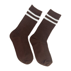 Cozy Striped Mid Tube Socks for Women