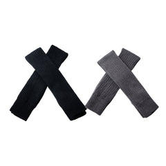 2 Pairs Knitted Thigh High Socks Women's Stockings