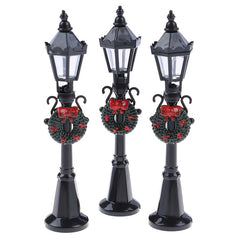 Mini Christmas Street Lamp Dollhouse Decoration