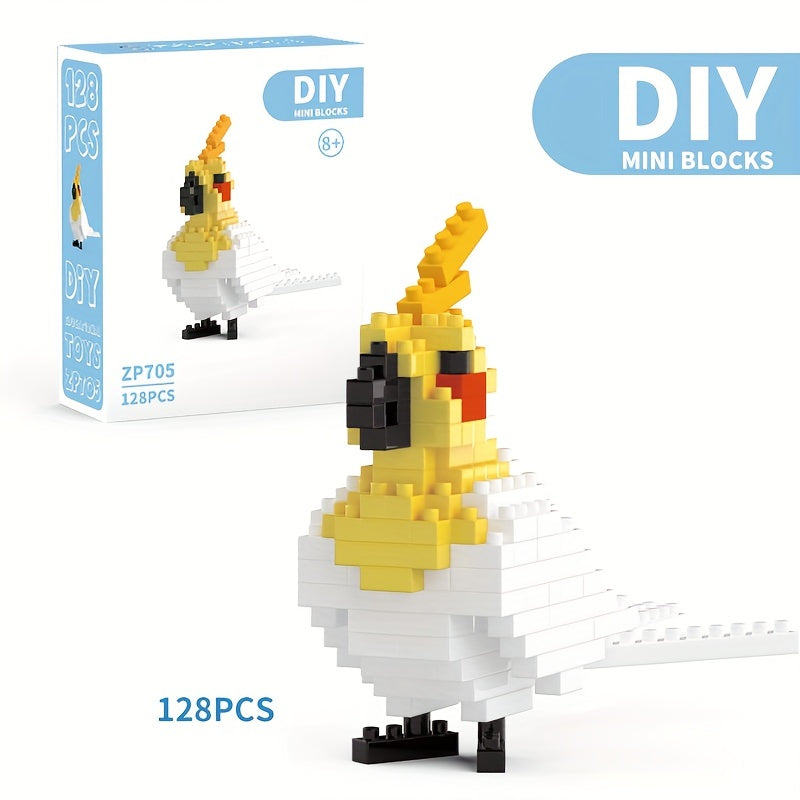 DIY MINI Building Blocks Bird Series Educational Assembly Toys
