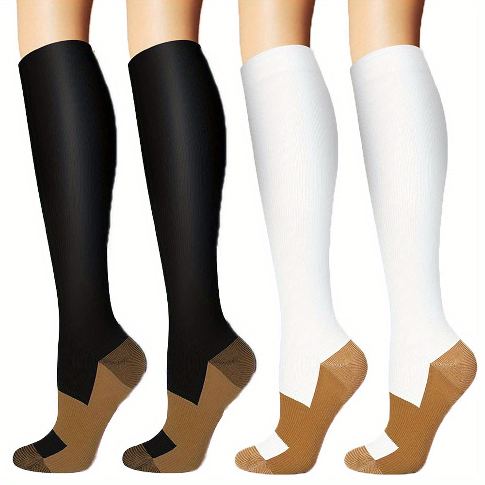 Copper Compression Socks for Circulation Support in Activities