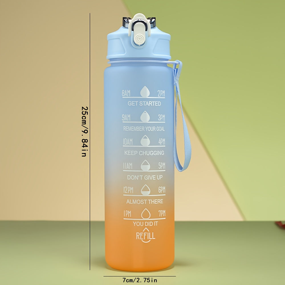 900ml Gradient Water Bottle Leakproof for Sports