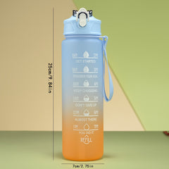900ml Gradient Water Bottle Leakproof for Sports