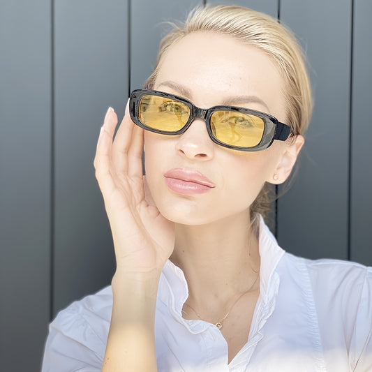 Square Sunglasses Rectangle Small Frame For Women Men Oculos Lunette De Soleil
