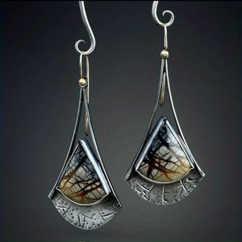 Glass Pendant Earrings Men's Casual Jewelry Accessories