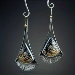 Glass Pendant Earrings Men's Casual Jewelry Accessories