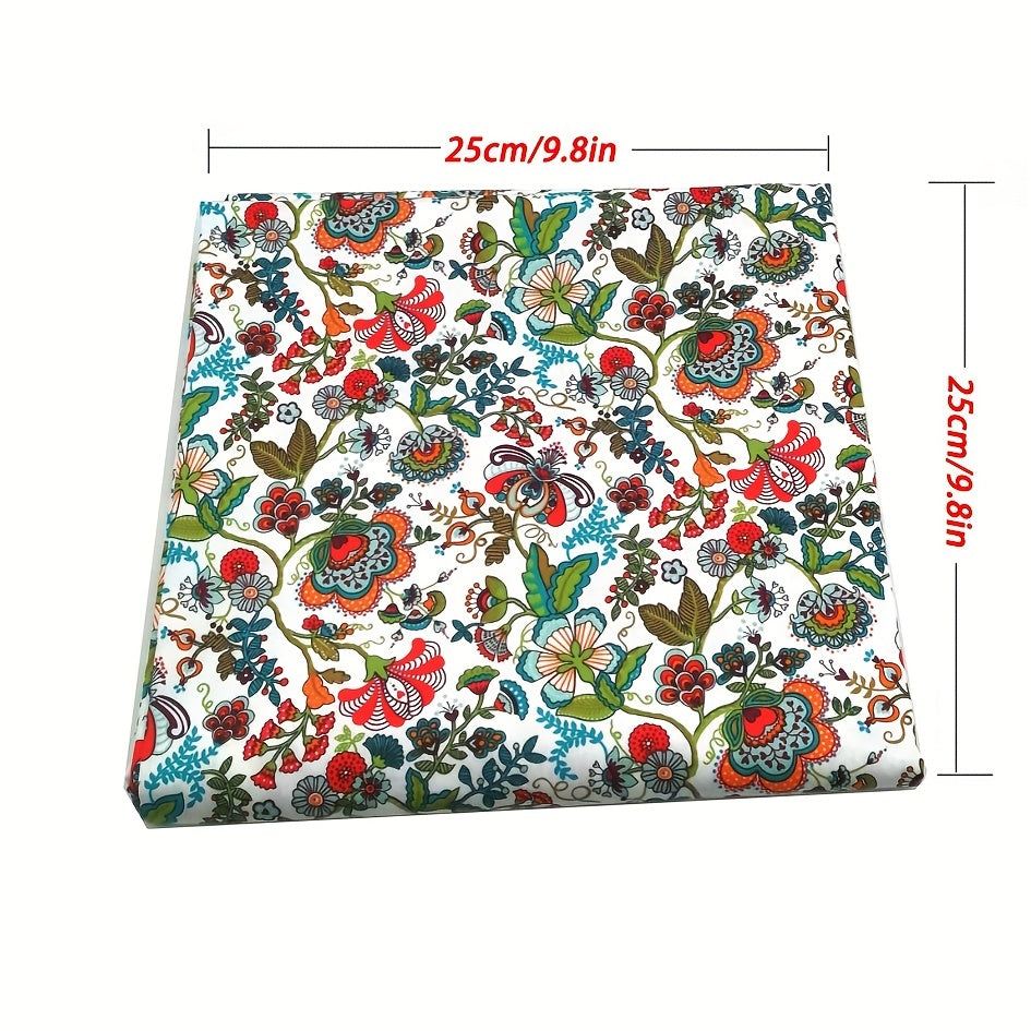 8pcs Multicolor Patchwork Fabric Cotton Sewing Quilting Needlework Material DIY