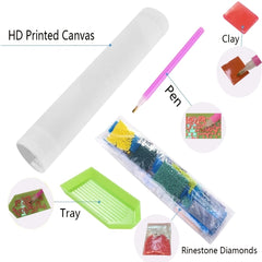 30 Adult & Kids 5D DIY Art Painting Set Dragon Love Round Full Diamond