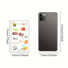 Luminous Tattoo Stickers Set for Children Princess Unicorn Butterfly